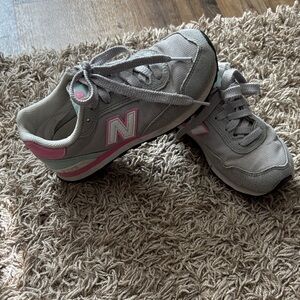 New Balance Kids' Sneakers in Gray and Pink